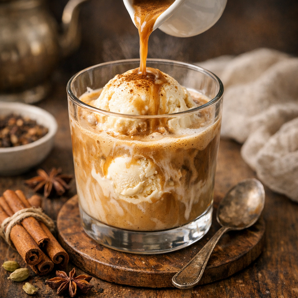 chai affogato recipe